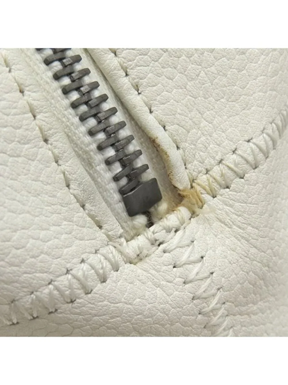 Chanel Handle Choco Bar Mini Boston Caviar Leather White Gunmetal Plaid Handbag